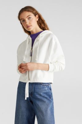 cropped sweatshirt jacke