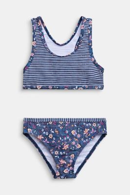 Esprit BustierBikini mit Streifen und Blumen im Online Shop kaufen