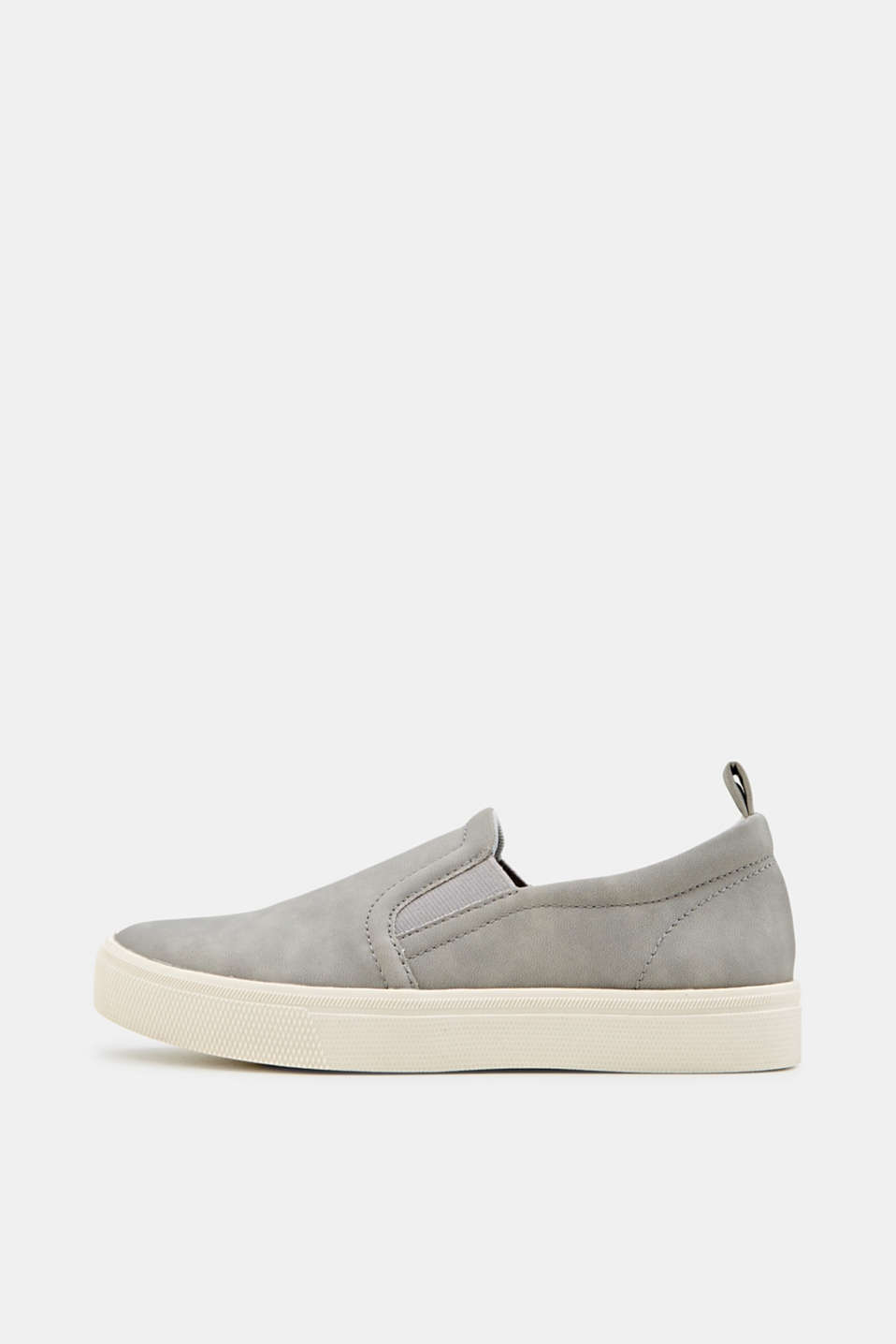 Esprit - Faux smooth leather slip-ons at our Online Shop
