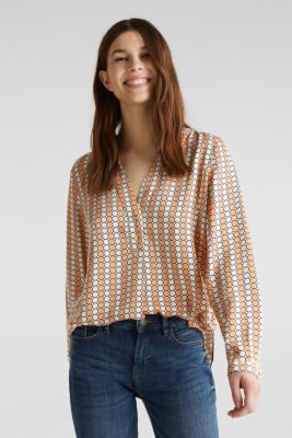 Esprit HenleyBluse mit kurzer Knopfleiste im Online Shop kaufen