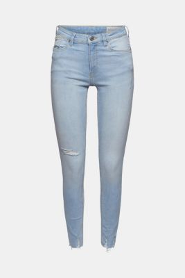 Enkellange stretchjeans van organic cotton