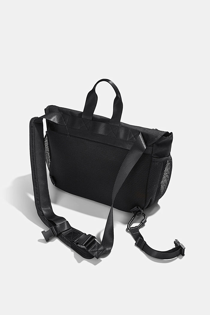 #ReimagineFlexibility: messenger bag met laptopvak, BLACK, detail image number 4