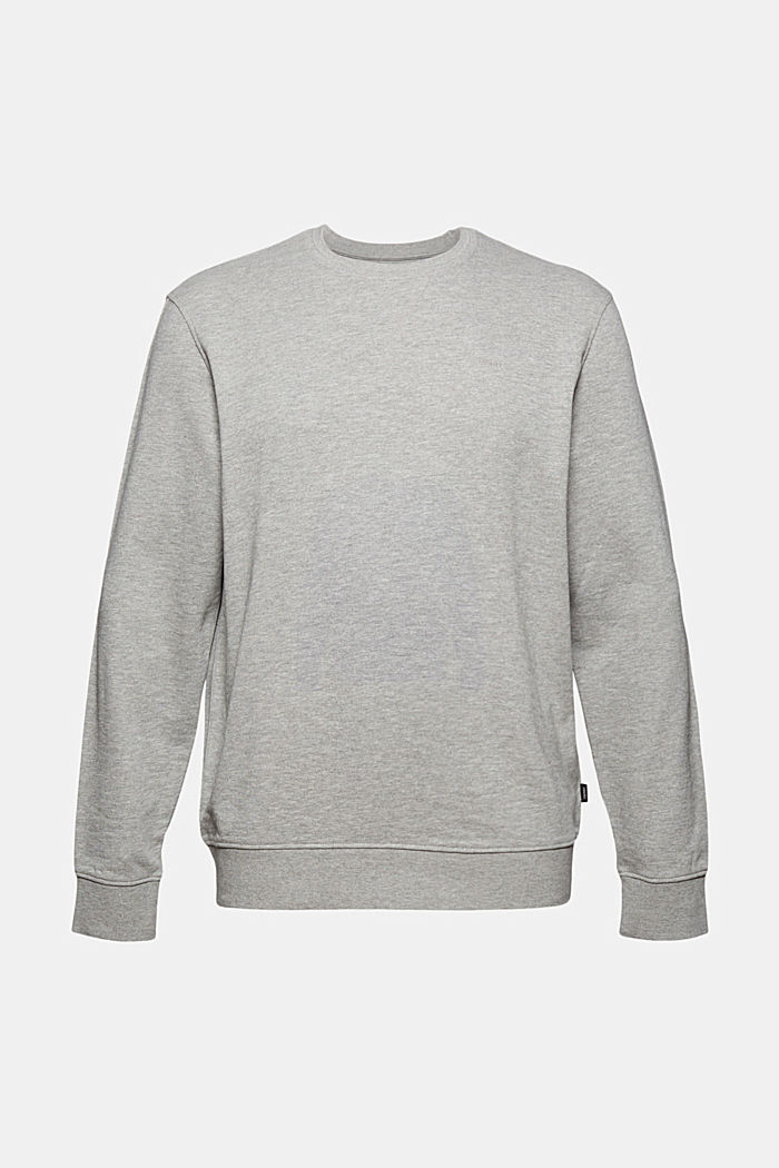 Sweatshirt mit Organic Cotton, MEDIUM GREY, detail image number 6