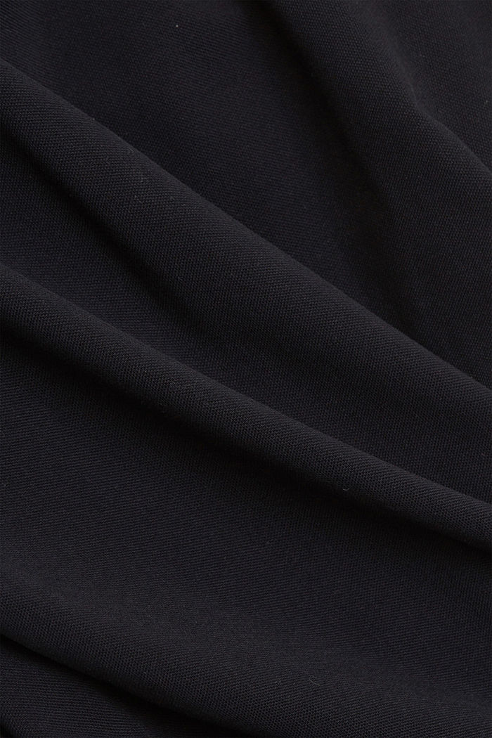Koszulka polo z piki, 100% bawełny organicznej, BLACK, detail image number 4
