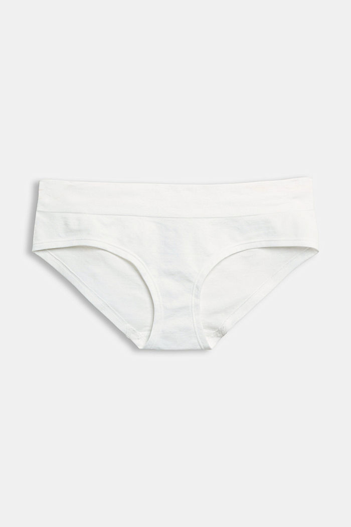 Shorty taille basse doux et confortable, OFF WHITE, overview