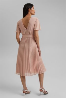 Esprit Recycled Pleated Chiffon Dress At Our Online Shop 