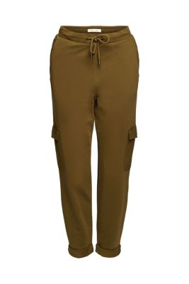 EDC Pantalon de jogging au look cargo, coton biologique