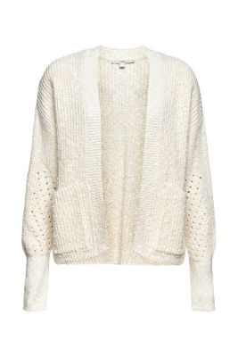 EDC Cardigan chiné en coton mélangé