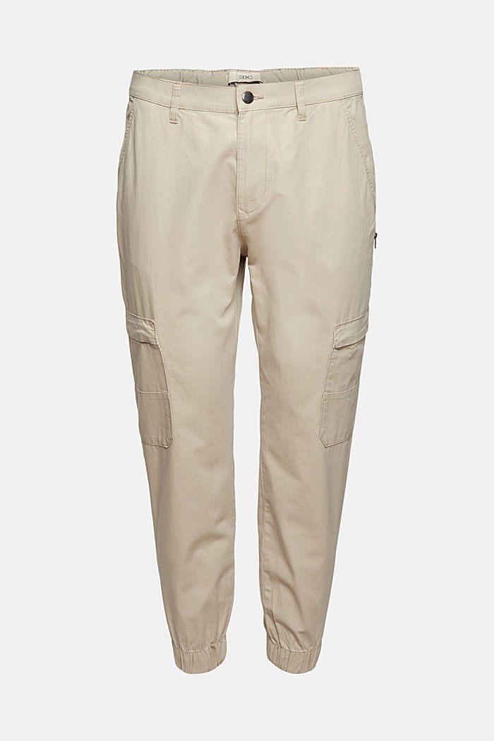 Cargo trousers with zip pockets