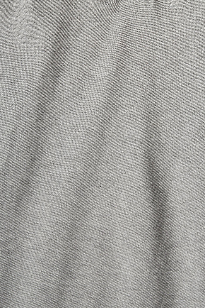 Logosomisteinen kaulus-T-paita, MEDIUM GREY, detail image number 4