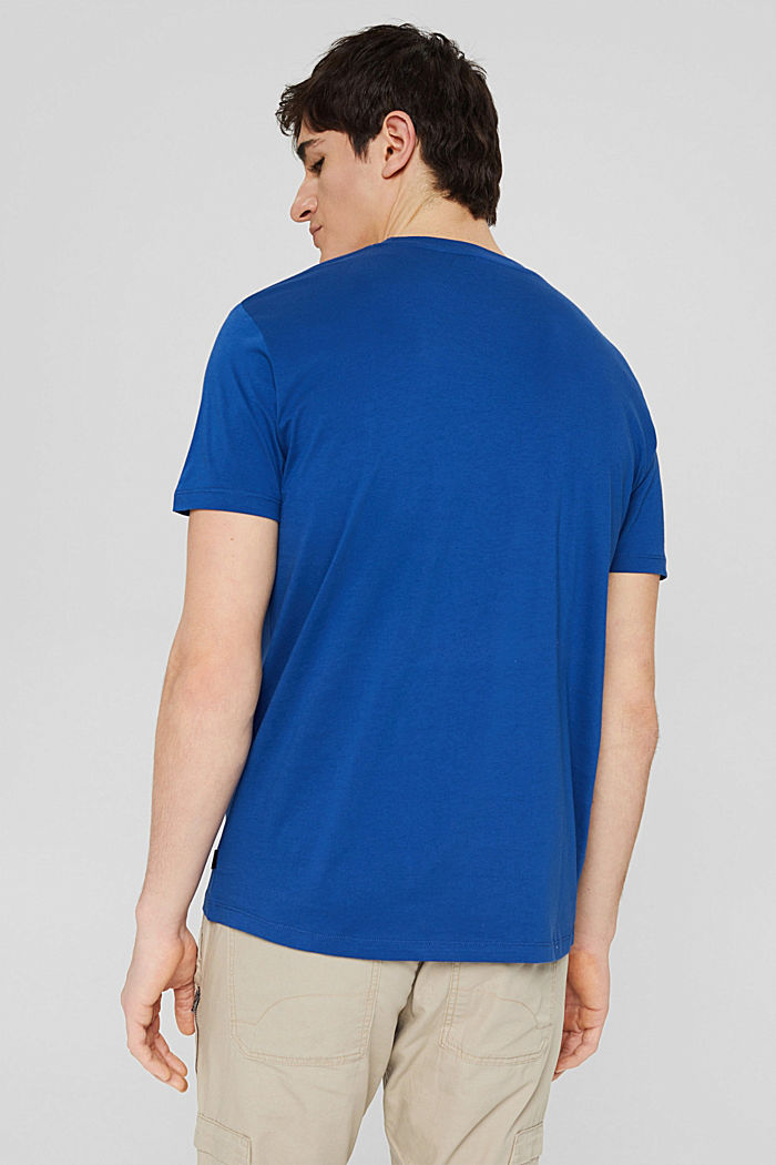 Camiseta de jersey con mensaje estampado, BRIGHT BLUE, detail image number 3