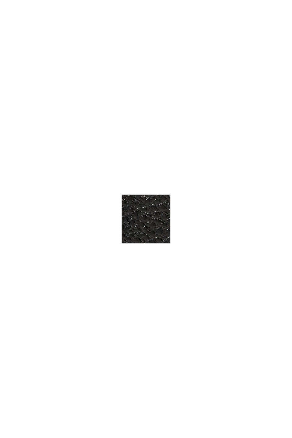 Végane : le mini-sac bandoulière en similicuir, BLACK, swatch