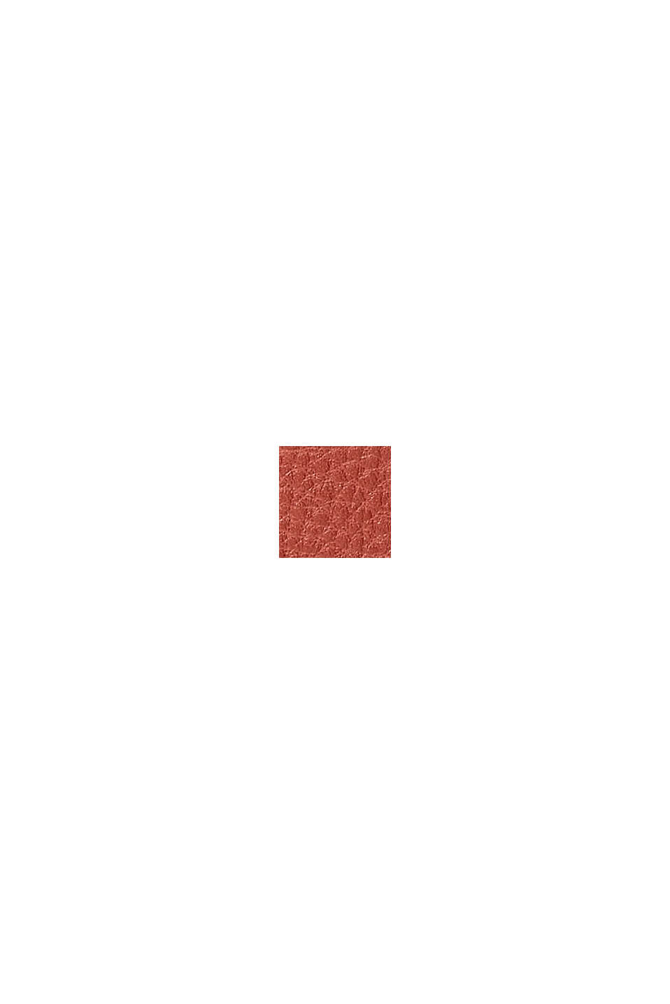 Végane : le mini-sac bandoulière en similicuir, CORAL RED, swatch