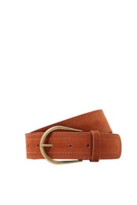 ESPRIT Large ceinture en cuir velours