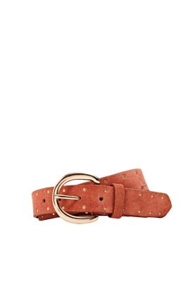 ESPRIT Ceinture en cuir velours à rivets