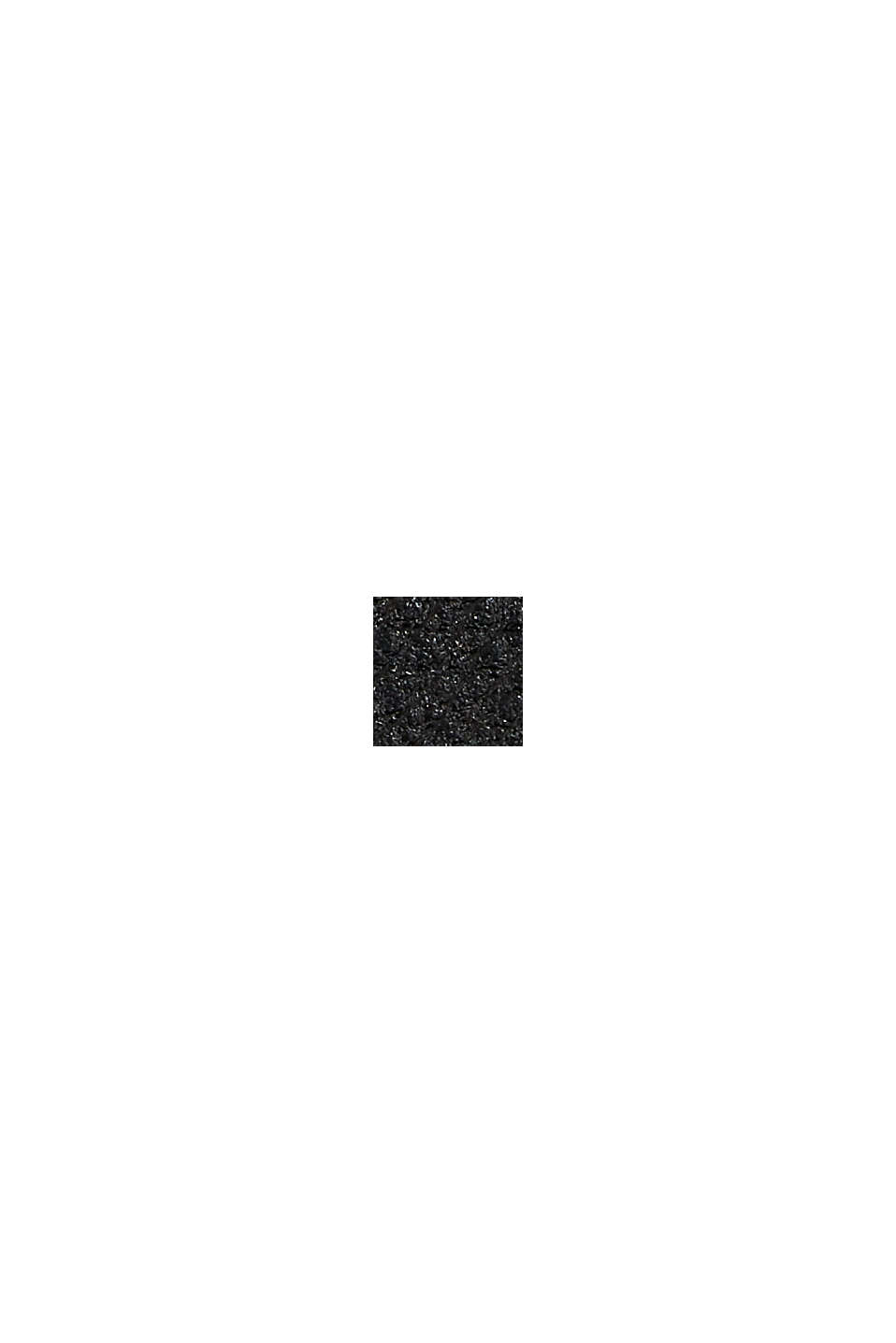 In materiale vegano: piccolo portafoglio in similpelle, BLACK, swatch