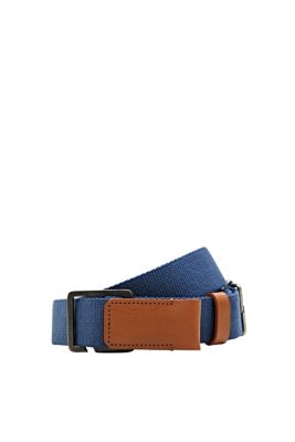 ESPRIT Ceinture textile à éléments en cuir