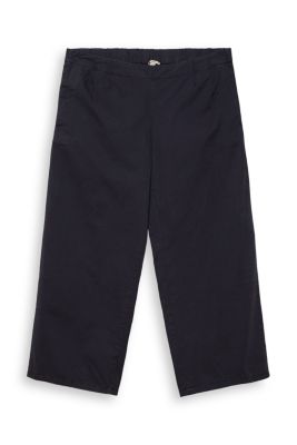 ESPRIT Pantalon CURVY à jambe raccourcie