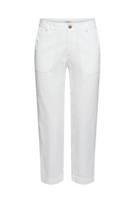 ESPRIT Pantalon en coton au look cargo