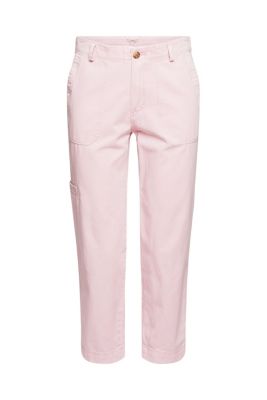 ESPRIT Pantalon en coton au look cargo