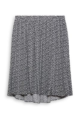 ESPRIT Jupe CURVY longueur midi à motif floral, en LENZING™ ECOVERO™