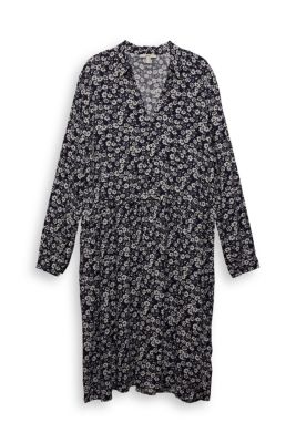 ESPRIT Robe imprimée CURVY en LENZING™ ECOVERO™