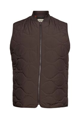 ESPRIT Recyclé : gilet matelassé rembourré