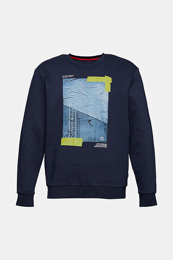 Recycelt: Sweatshirt mit Foto-Print
