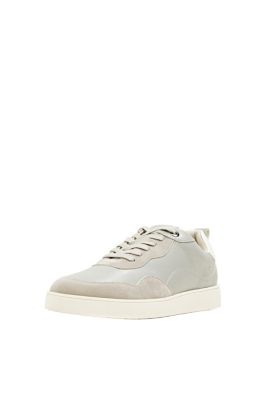 ESPRIT Sneakers en mélange de matières façon similicuir