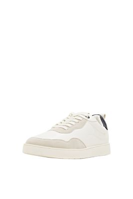 ESPRIT Sneakers en mélange de matières façon similicuir