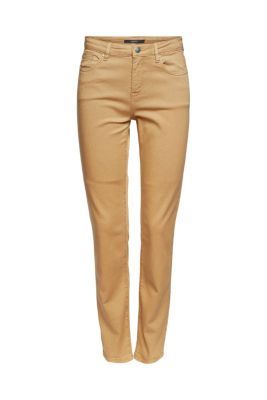 ESPRIT Pantalon en coton à teneur en stretch