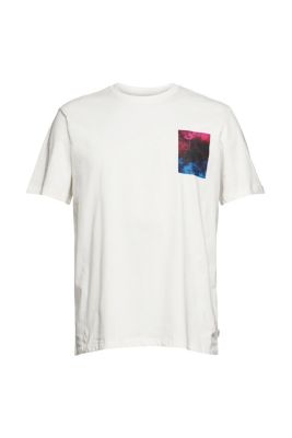 ESPRIT T-shirt en jersey doté d´un imprimé, 100 % coton bio