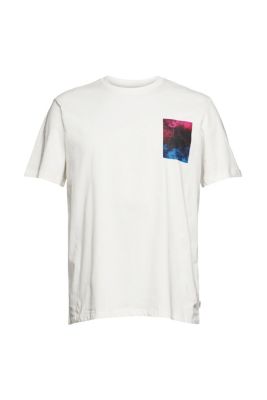 ESPRIT T-shirt en jersey doté d´un imprimé, 100 % coton bio