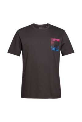 ESPRIT T-shirt en jersey doté d´un imprimé, 100 % coton bio