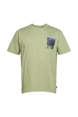 ESPRIT T-shirt en jersey doté d´un imprimé, 100 % coton bio