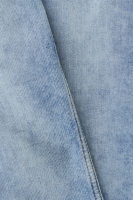 Mid-rise slim fit stretch jeans, BLUE LIGHT WASHED, detail-asia image number 5