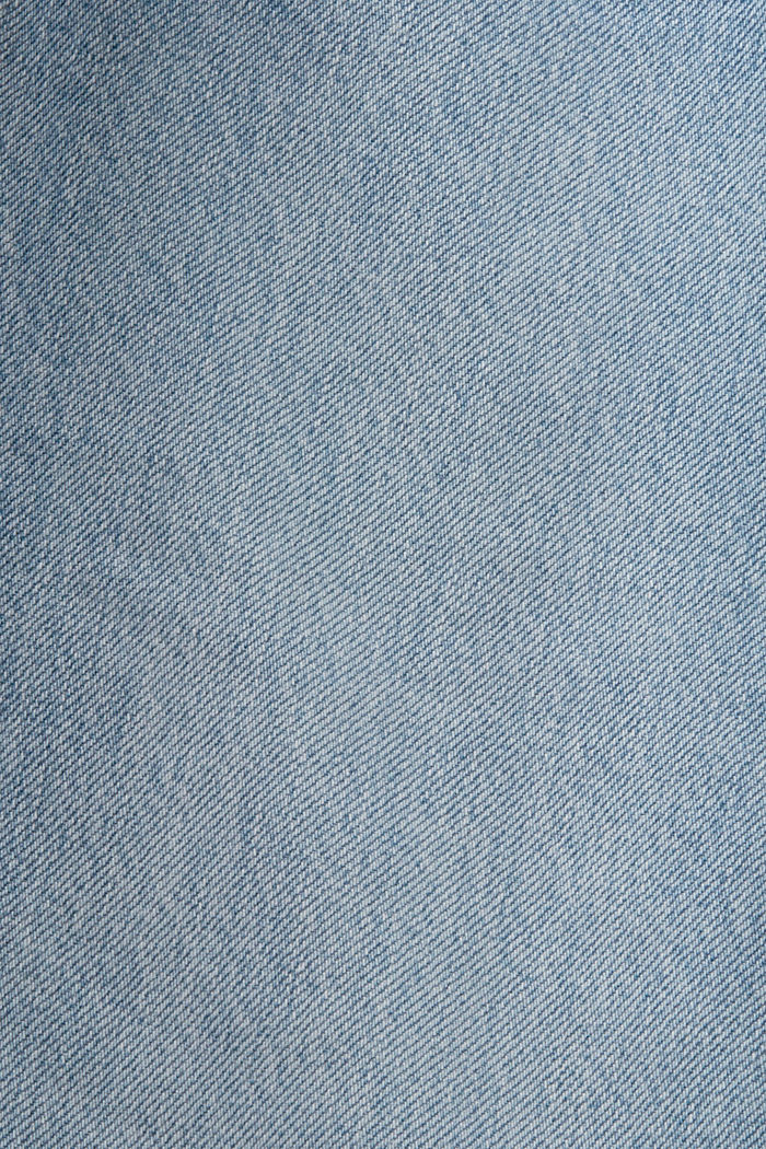 復古風中腰喇叭牛仔褲, BLUE MEDIUM WASHED, detail-asia image number 5