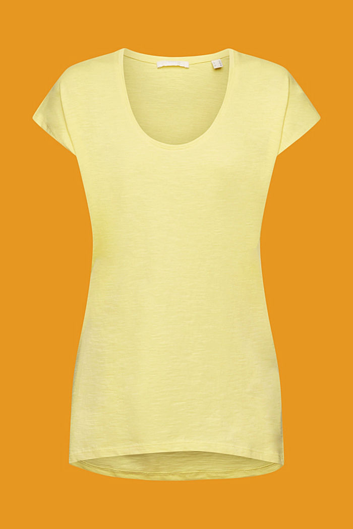 U-neck cotton t-shirt