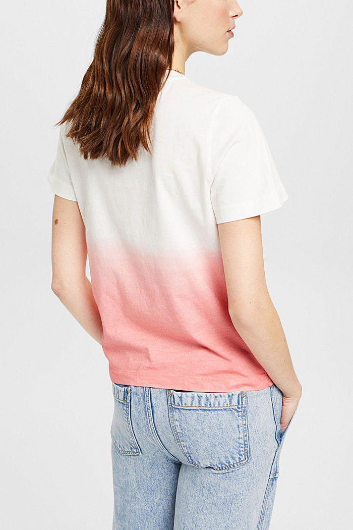 Ombre t-shirt made of cotton, PINK, detail-asia image number 3