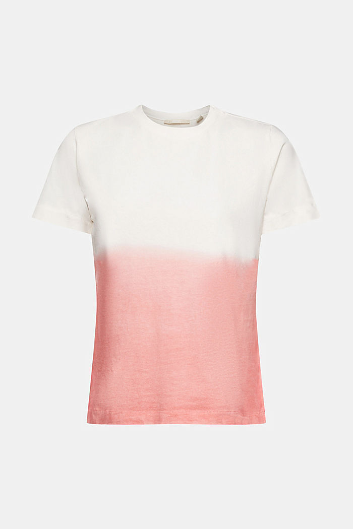 Ombre t-shirt made of cotton, PINK, detail-asia image number 7