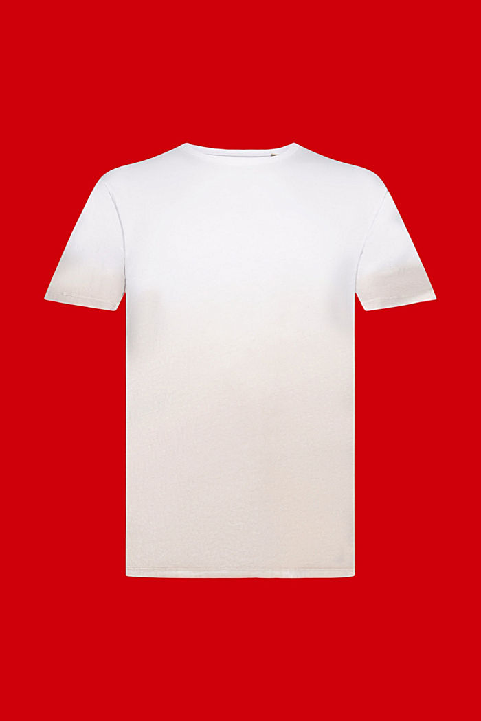 雙色浸染T恤, 白色, detail-asia image number 5