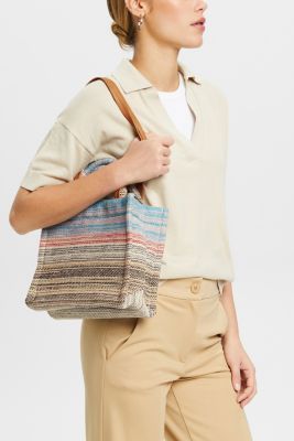 Small shopper bag in multi-coloured design