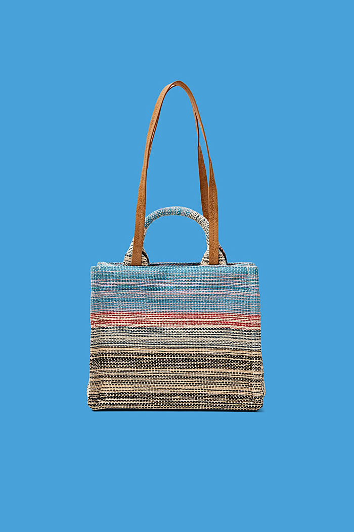 Small shopper bag in multi-coloured design, MULTICOLOUR, detail-asia image number 0