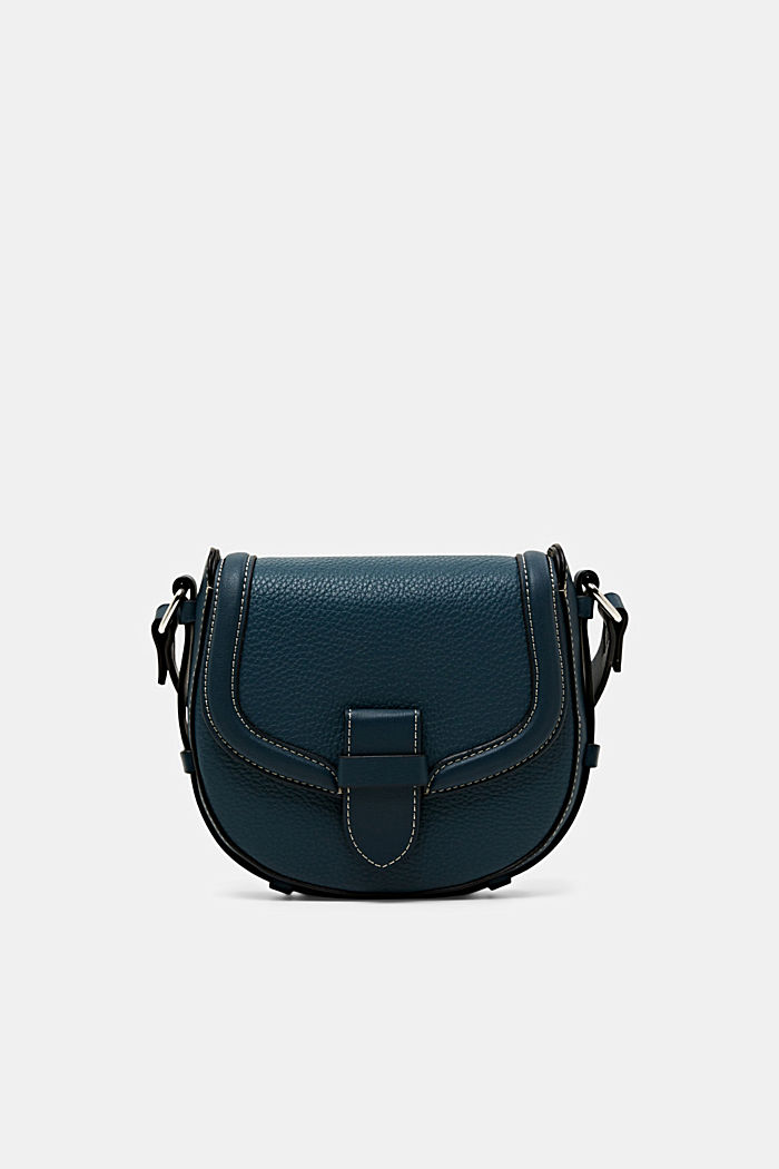Faux leather cross body bag, TEAL GREEN, detail-asia image number 0