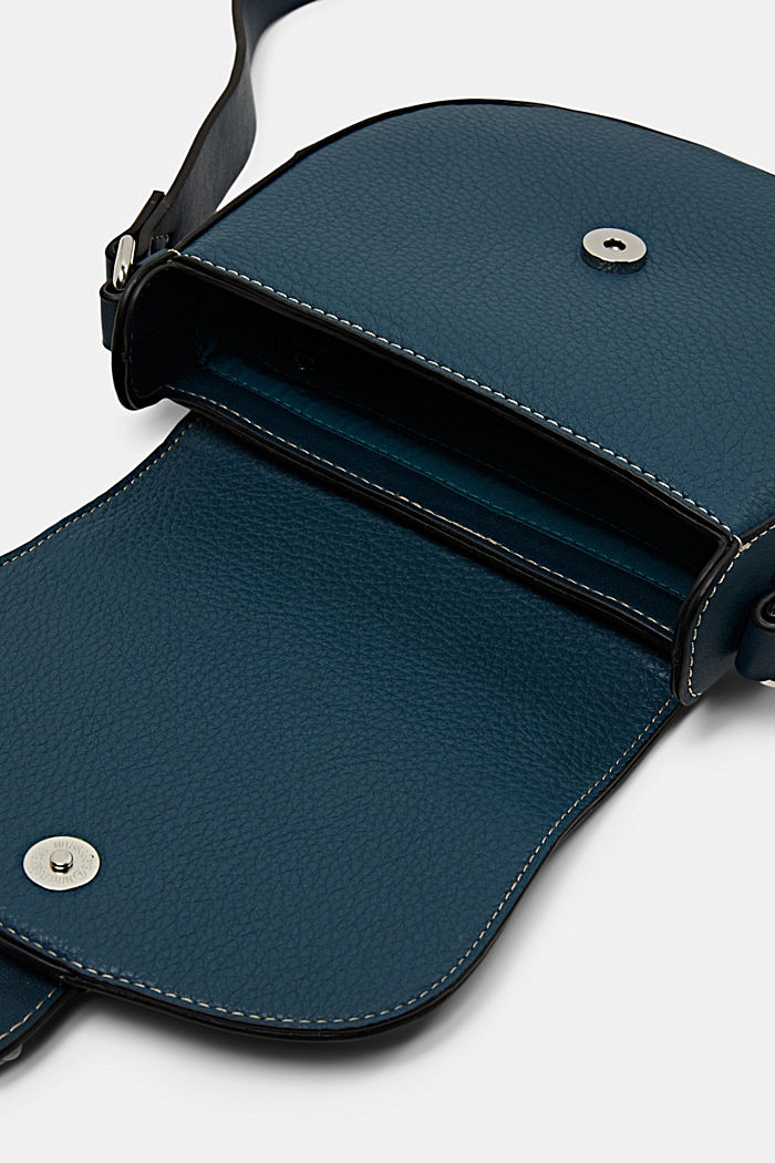 Faux leather cross body bag, TEAL GREEN, detail-asia image number 3