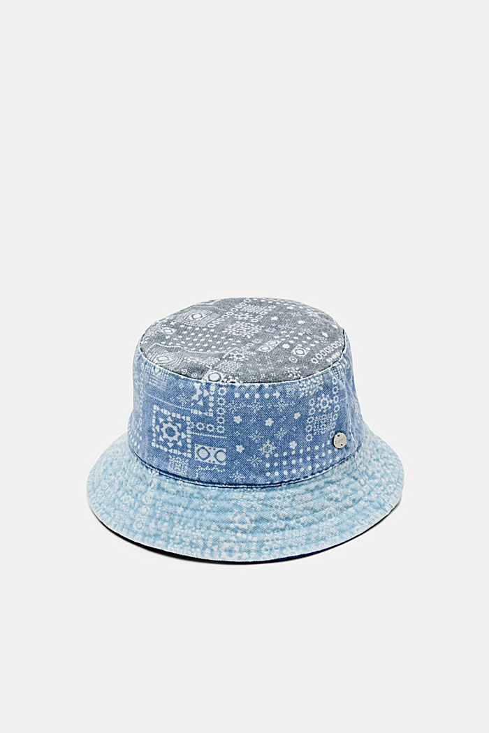 全覆蓋印花漁夫帽, 藍色, detail-asia image number 0
