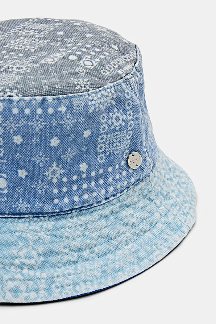 全覆蓋印花漁夫帽, 藍色, detail-asia image number 1