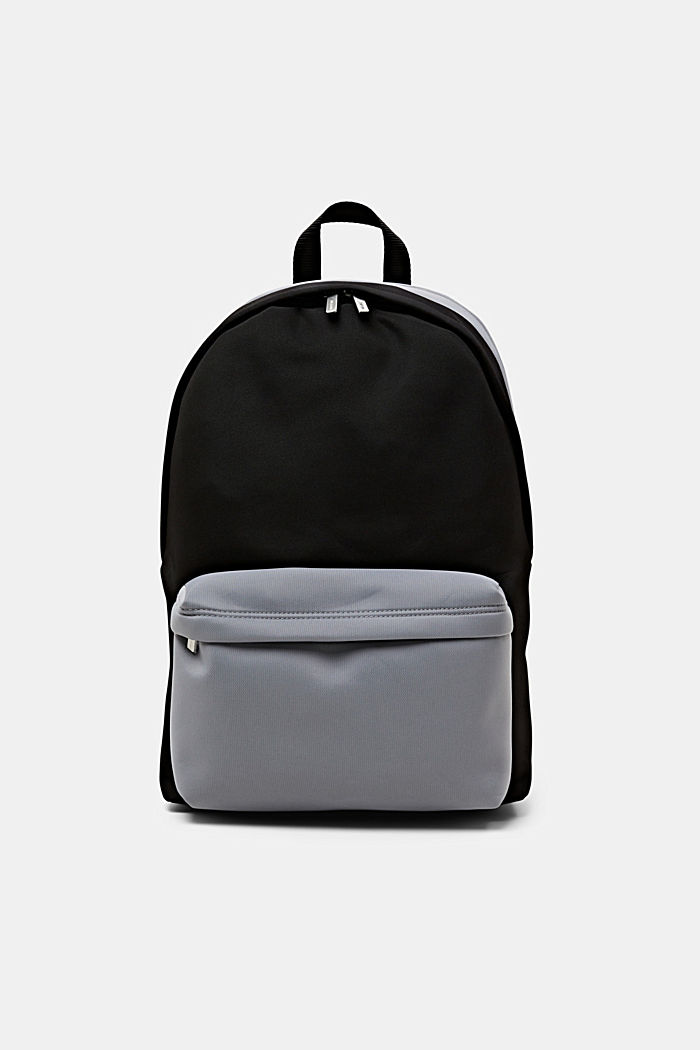 Two-coloured backpack, LIGHT GUNMETAL, detail-asia image number 0