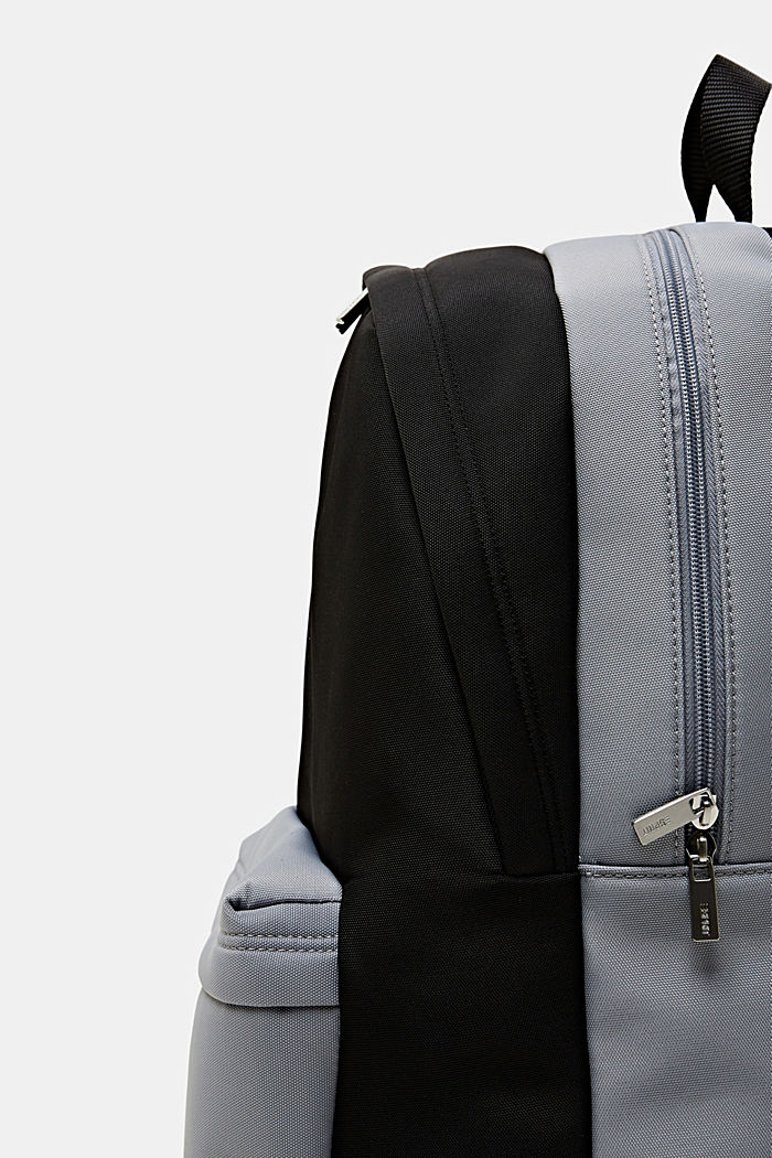 Two-coloured backpack, LIGHT GUNMETAL, detail-asia image number 1