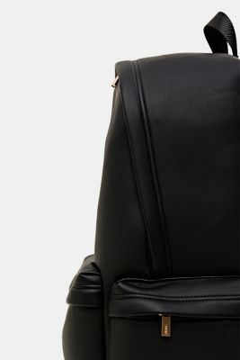 Shop the Latest in Men's Fashion Faux leather backpack ESPRIT Hong